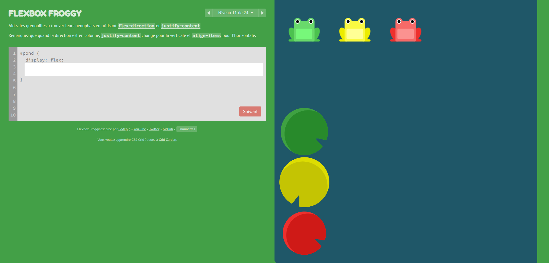 FLEXBOX FROGGY