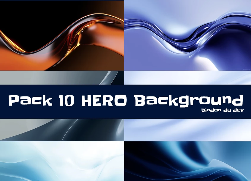 Pack 10 background fluid-prez