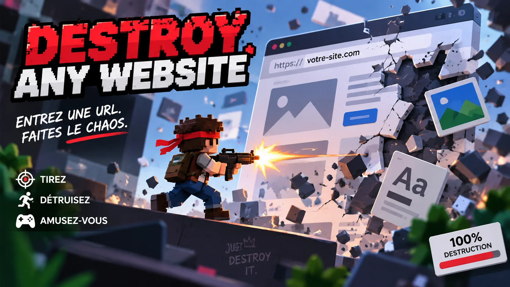 destroy any website