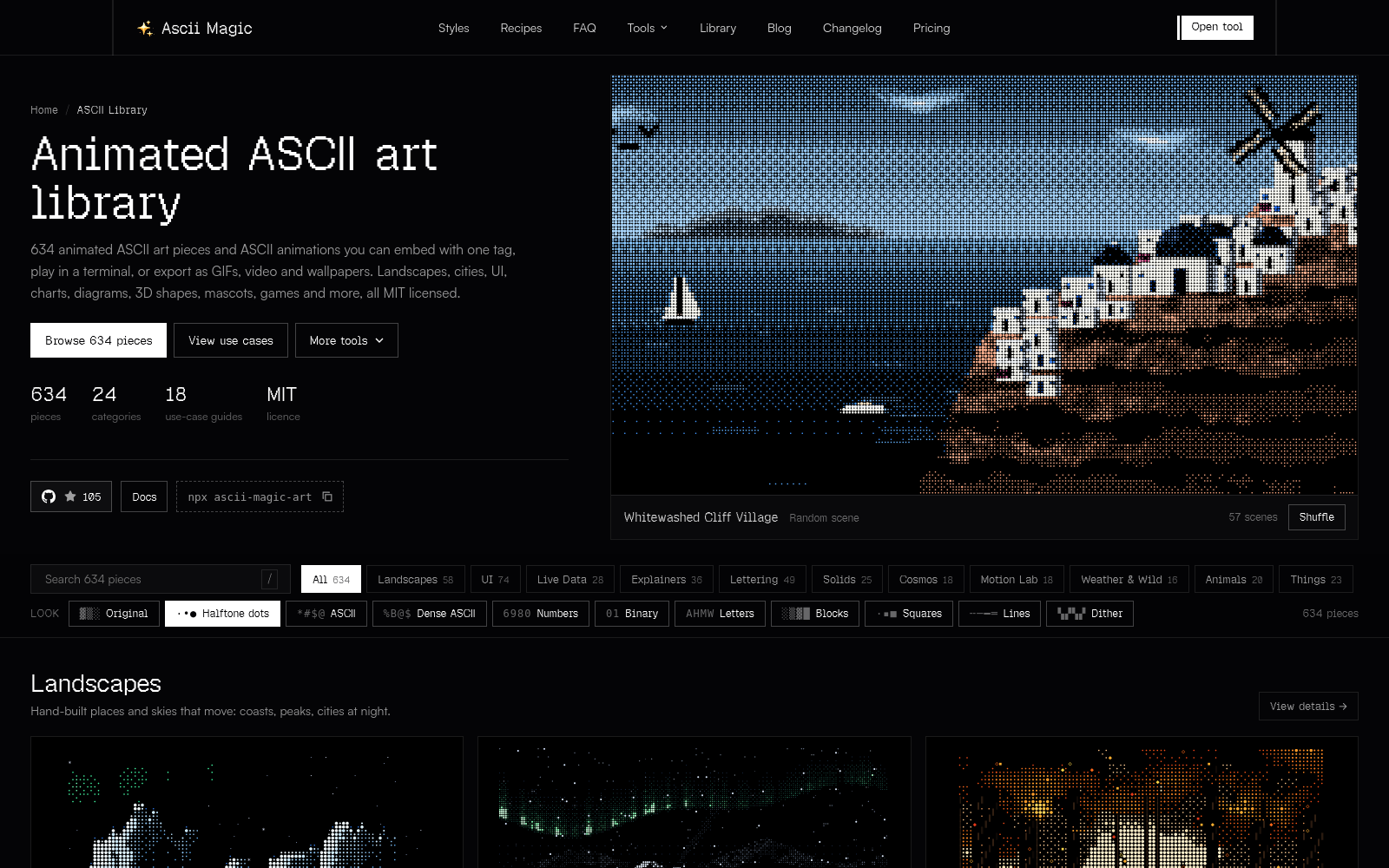 Capture ordinateur de www.ascii-magic.com