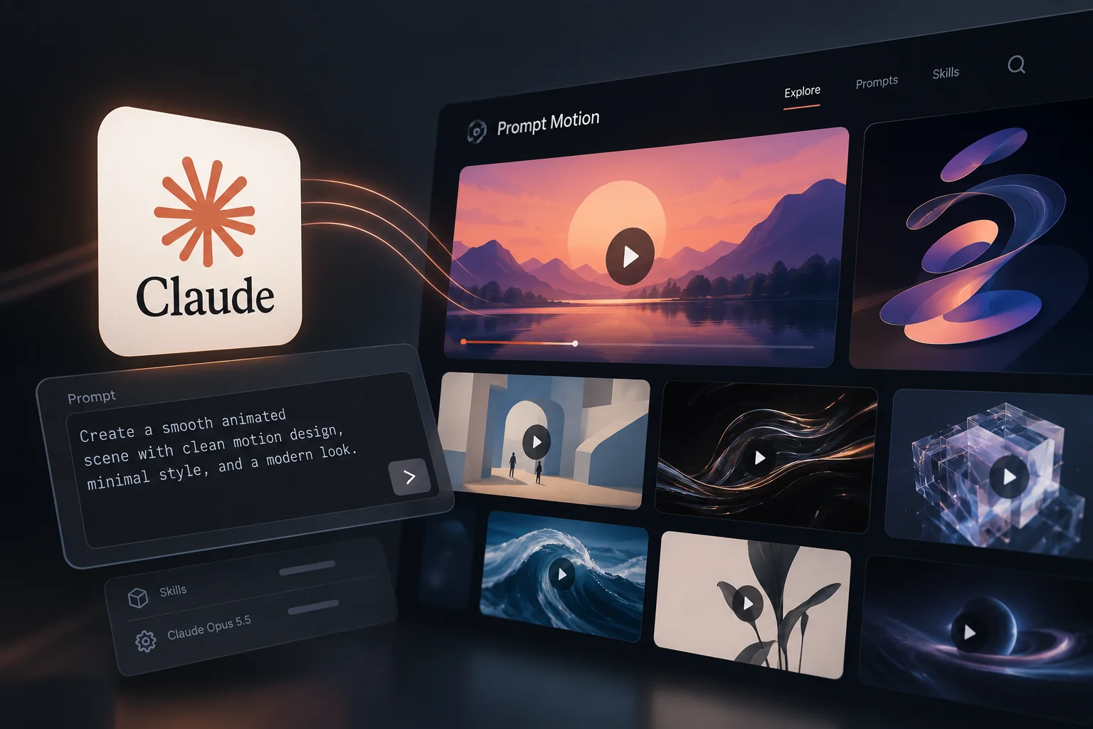 Claude Prompt Motion Gallery